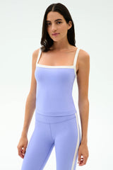 Monah Rigor Tank - Purple Haze/White
