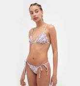 Couturebud The Alessia Bikini - Pink Basketweave Vine
