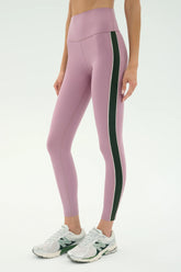 Margot Rigor Legging - Blush/Military