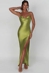 KAYLE Satin Cami Dress