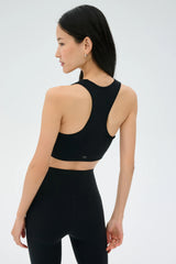 Airweight Bra with Ruching - Black
