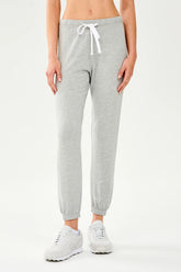 Sonja Fleece Sweatpant - Heather Grey