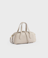 Small Asra Boston Bag - Smoke