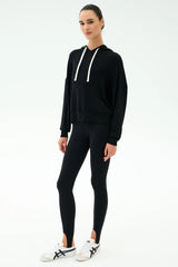 Joey Long Sleeve Hoodie - Black
