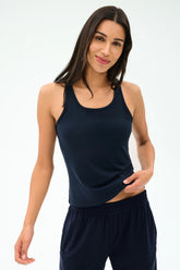 Mel Airweight Lite Tank - Indigo