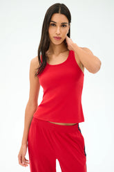 Mel Airweight Lite Tank - Pirate Red