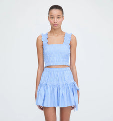 CouturebudThe Azalea Nap Top - Blue Stripe