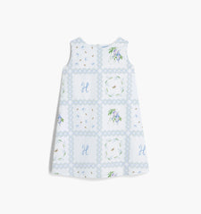 Couturebud The Tiny Charlie Dress - White Floral Patchwork