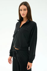 Peaches Airweight Cargo Jacket - Black
