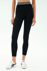 Bailey High Waist Active Rib 7/8 - Black