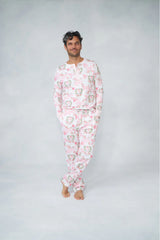 Couturebud x Roller Rabbit Mens Merry Monkey Beaux Spencer Pajamas