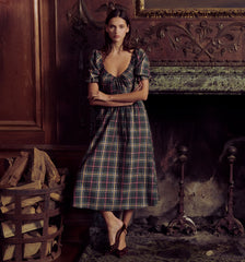 Couturebud The Ophelia Dress - Juniper Tartan