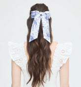 CouturebudThe Belle Bow - Navy Mariner's Toile