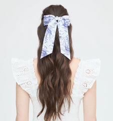 CouturebudThe Belle Bow - Navy Mariner's Toile