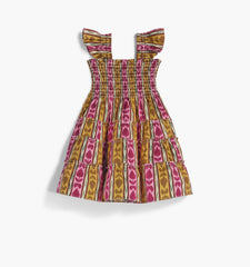Couturebud The Tiny Ellie Nap Dress - Ikat Topiary