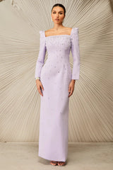 Isabella Crystal Embellished Maxi Dress