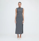 CouturebudThe Sloane Dress - Grecian Check Jersey