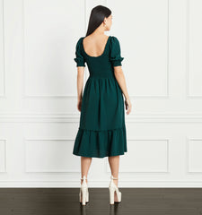 Couturebud The Louisa Nap Dress - Botanical Garden Crepe
