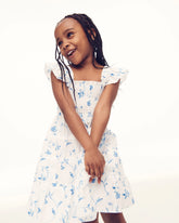 CouturebudThe Tiny Ellie Nap Dress - Blue Botanical