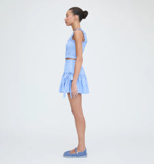 CouturebudThe Chelsea Skirt - Blue Stripe