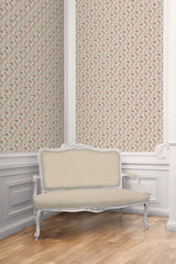 Couturebud Clay Coated Wallpaper - Shell Pond Floral