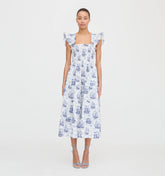 CouturebudThe Ellie Nap Dress - Navy Mariner's Toile