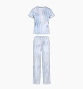 Couturebud The Kelly Pajama Set - Snowflake