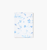 Couturebud The Crib Sheet - Blue Botanical