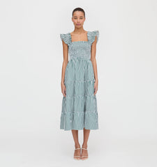 CouturebudThe Ellie Nap Dress - Green Stripe