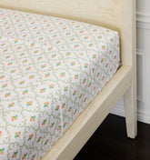 Couturebud The Fitted Sheet - Pastel Trellis