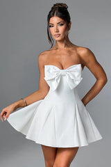 Holly Strapless Skirt with Bow Detail