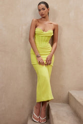 Neon Straptop Tunic Midi Dress