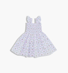 CouturebudThe Hill House x La Coqueta Tiny Ellie Nap Dress - Lilac Trellis