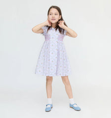 CouturebudThe Hill House x La Coqueta Arcadia Dress - Lilac Trellis