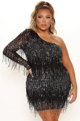 No Strings Attached Sequin Mini Dress