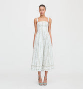 Couturebud The Margot Dress - Green Provence Floral