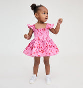 Couturebud The Baby Ellie Nap Dress - Pink Sweet Peas