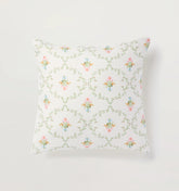 Couturebud The Bleecker Throw Pillow - Pastel Trellis