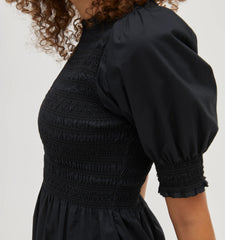Couturebud The Vivi Nap Dress - Black Cotton