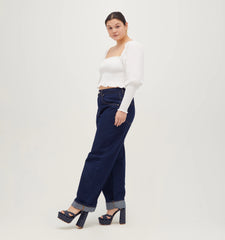 Couturebud The Grace Nap Top - White Cotton