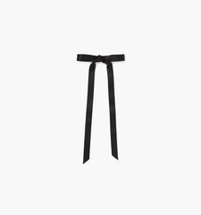 Couturebud The Margot Bow - Black Grosgrain