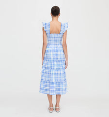 CouturebudThe Ellie Nap Dress - Blue Watercolor Gingham