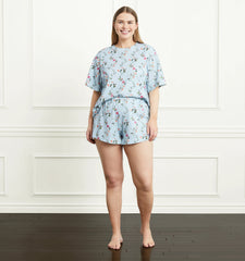 Couturebud The Gemma Sleep Shorts - Pond Floral