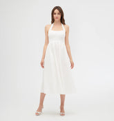 Couturebud The Fleur Midi Dress - White