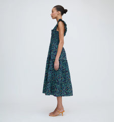 Couturebud The Ellie Nap Dress - Midnight Garden Poplin