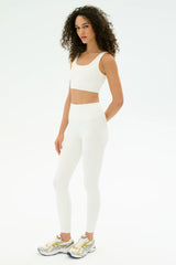 Airweight Rib High Waist 7/8 - White