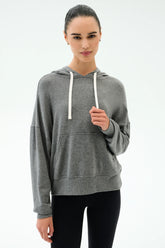 Joey Long Sleeve Hoodie - Medium Heather Grey