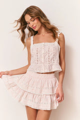 Secret Crush Ruffle Mini Skirt
