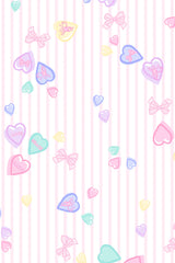 Couturebud x Roller Rabbit Candy Heart Stripe Hunter Pajama
