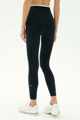 Dual High Waist Airweight 7/8 - Black/White